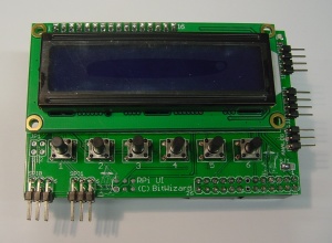 The RPi_UI PCB